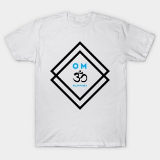 OM happens (black) T-Shirt